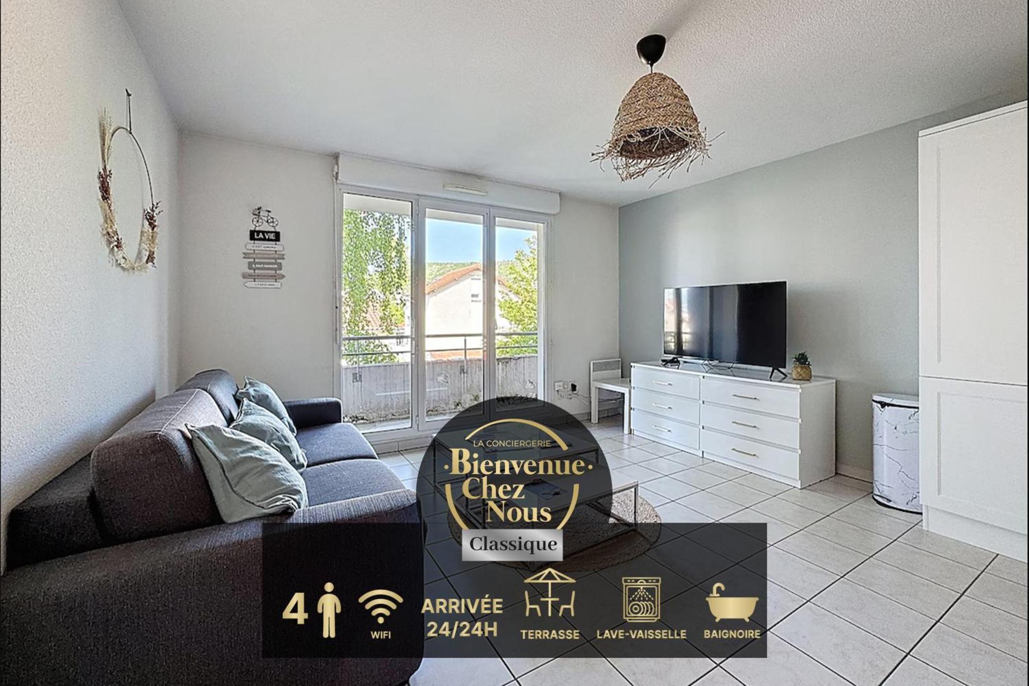 Ferienwohnung Sejour Cosy - Lit 180X200 - Wifi - Parking Clermont-Ferrand Exterior foto